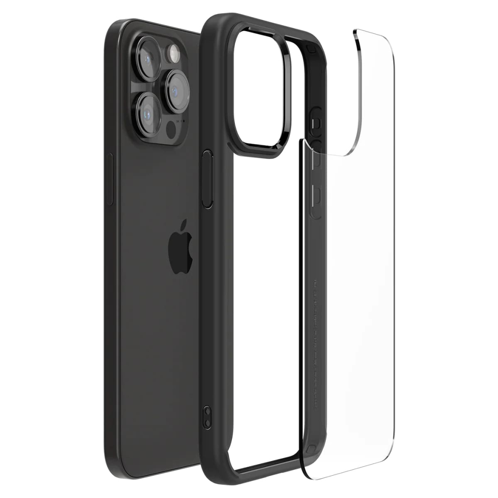 Чохол до мобільного телефона Spigen Apple iPhone 15 Pro Max Ultra Hybrid Matte Black (ACS06570) - зображення 6