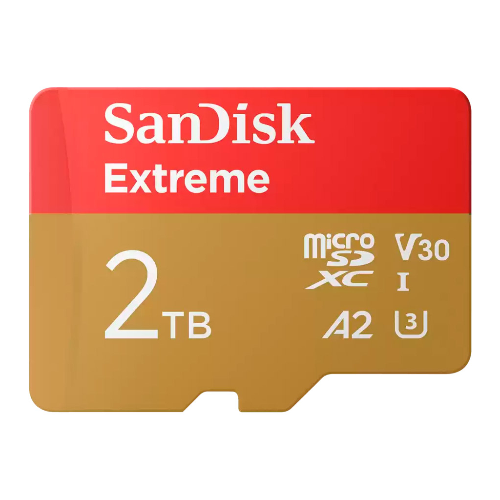 Карта пам'яті SanDisk 2TB microSDXC class 10 UHS-I U3 V30 A2 Extreme (SDSQXAV-2T00-GN6MA) - зображення 1