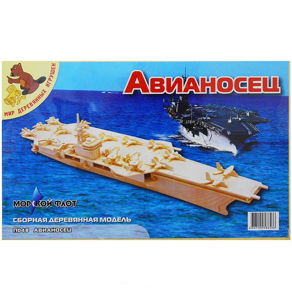 Збірна модель Мир деревянных игрушек Авіаносець (П048) - зображення 1