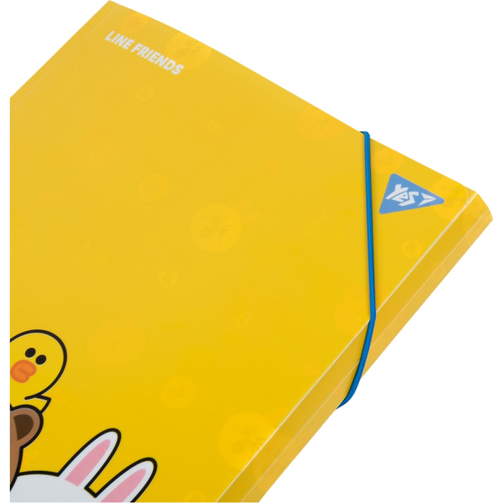 Папка на резинках Yes A4 Line Friends (492098) - изображение 3