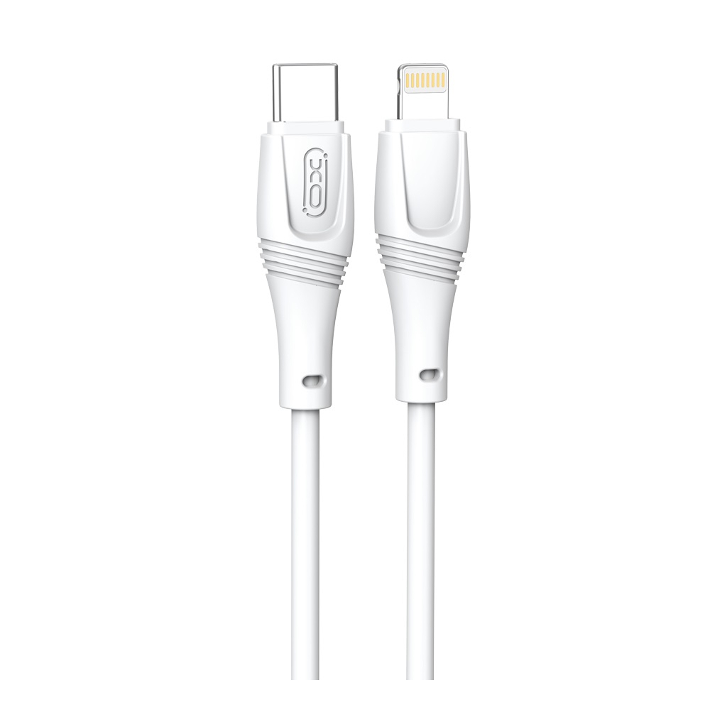 Дата кабель USB-C to Lightning 1.0m 27W High Elastic Zeus XO (NBQ239A_White) - зображення 1