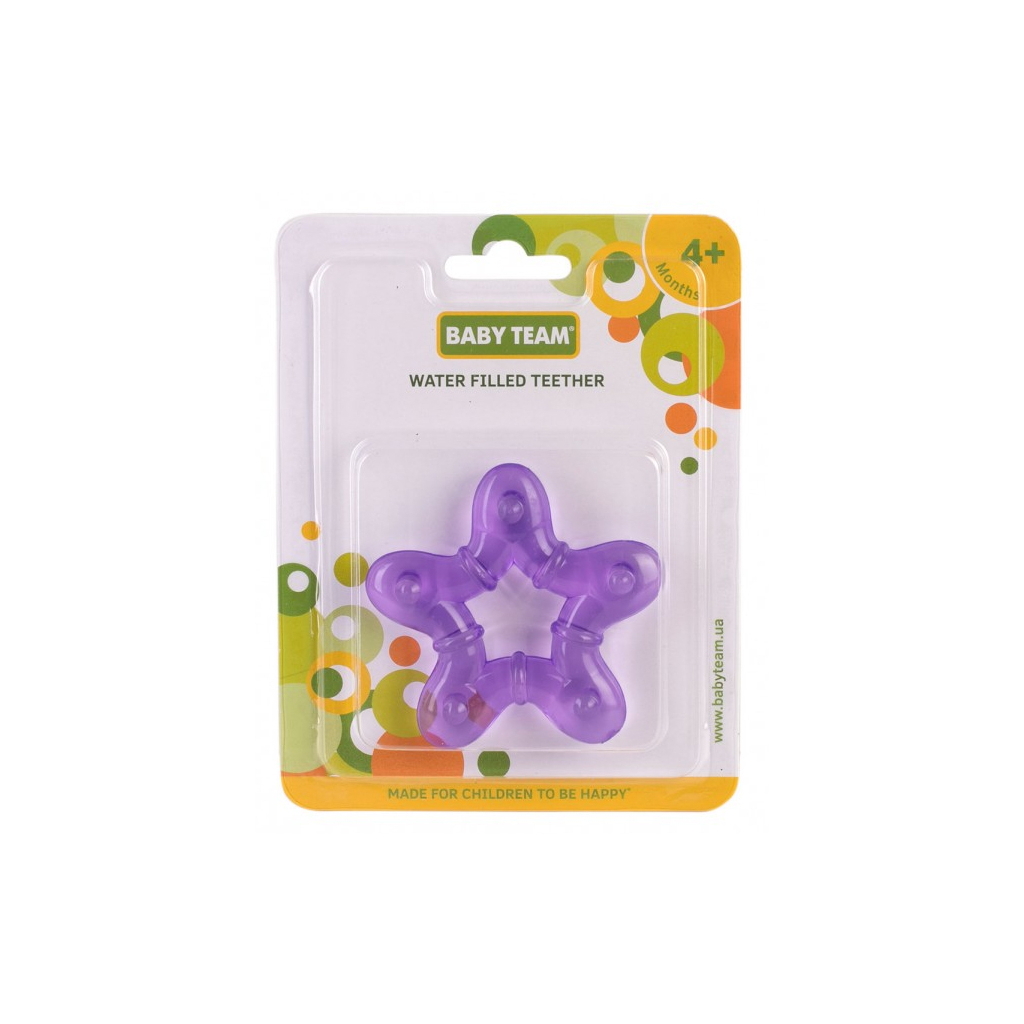Прорізувач Baby Team з гелем (4005_фіолетова зірочка) - зображення 2