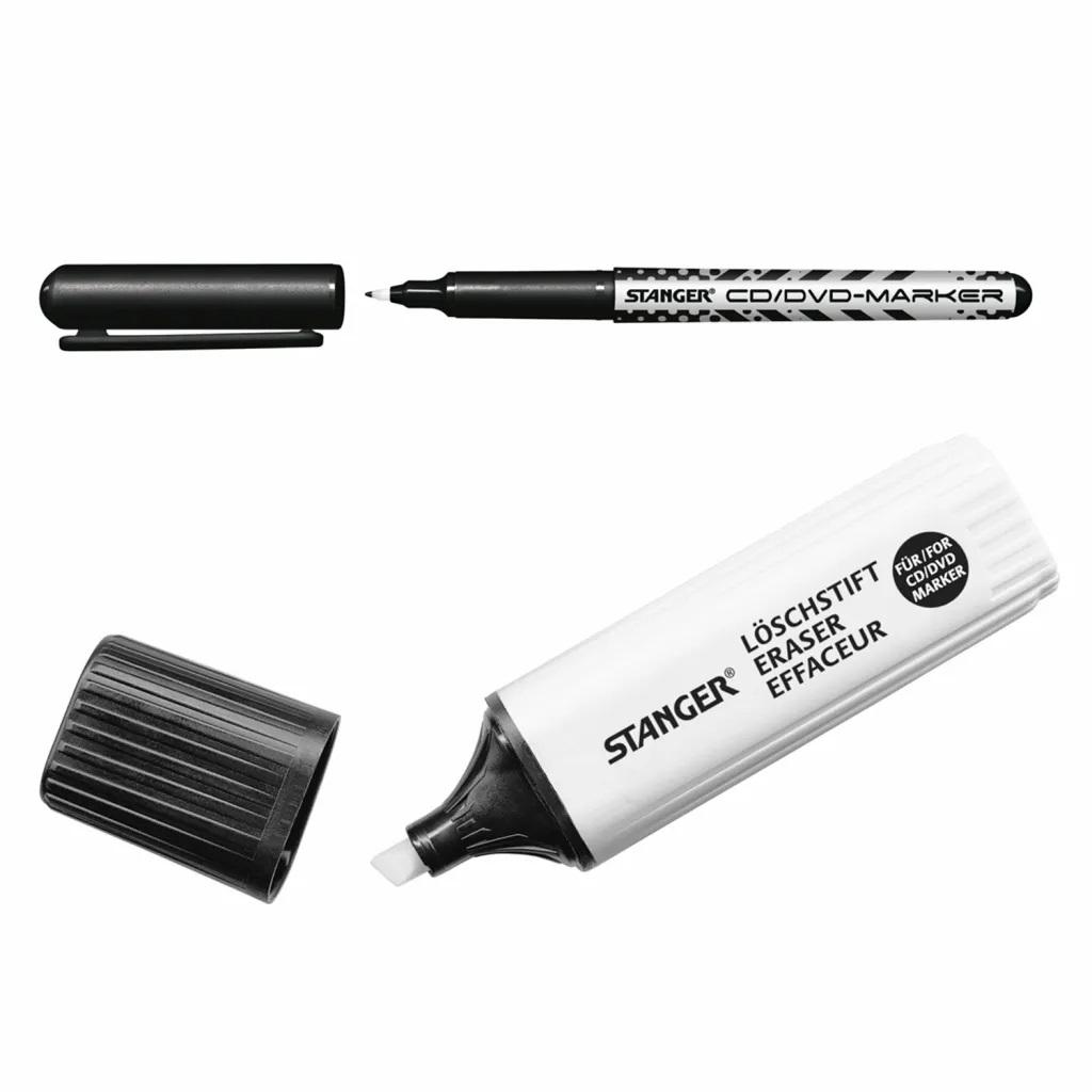 Маркер Stanger набір з маркера для CD-DVD, 0,5 мм і коректора (710003) - зображення 1