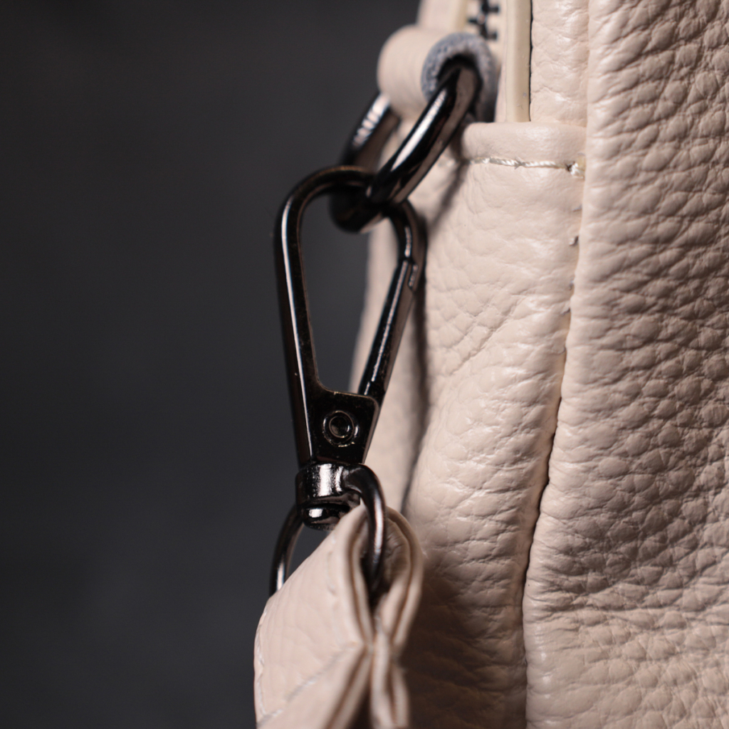 Сумка Vintage З м'якої натуральної шкіри Біла (22376) - зображення 10