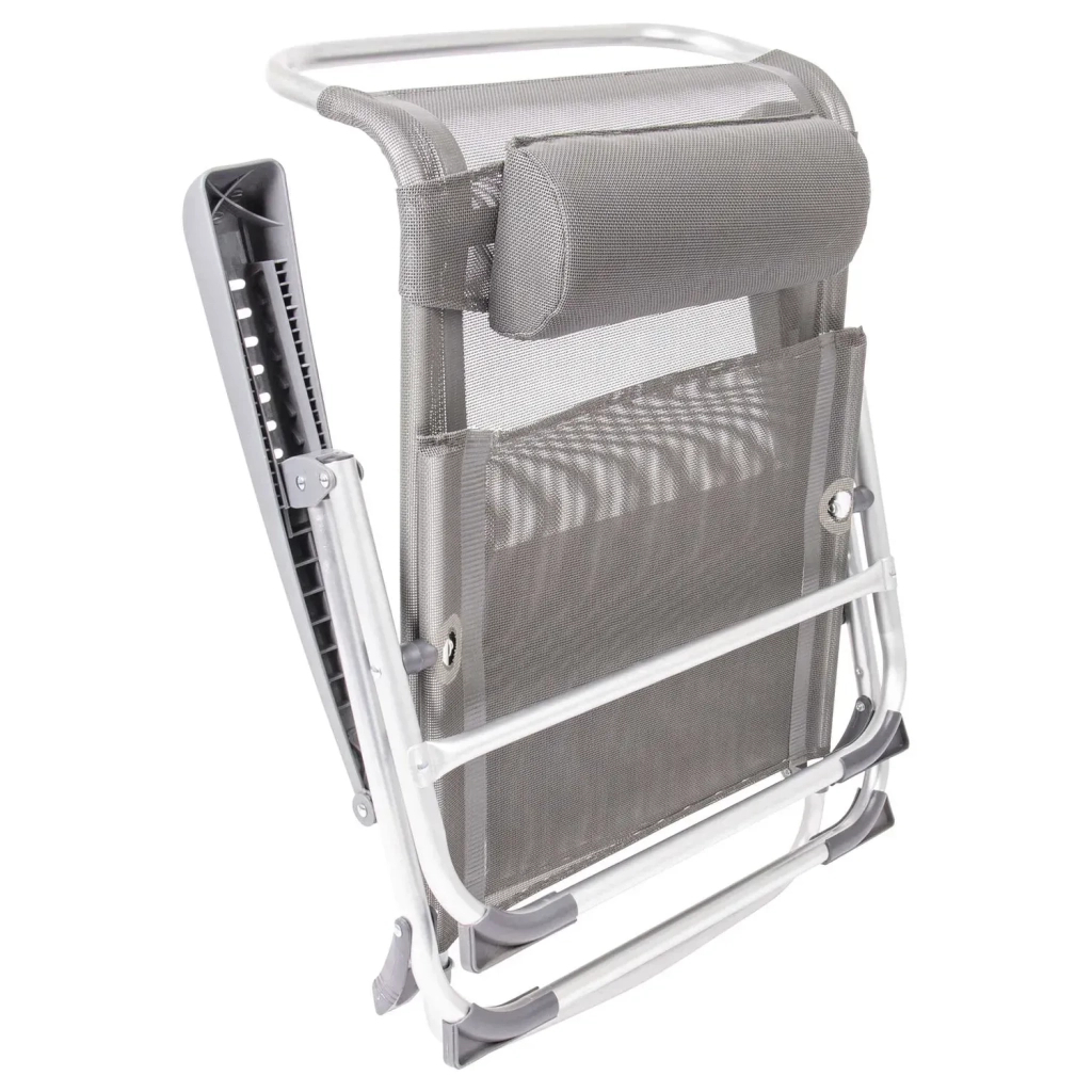 Крісло складане Bo-Camp Saint-Tropez Grey (1204796) (DAS303395) - зображення 10