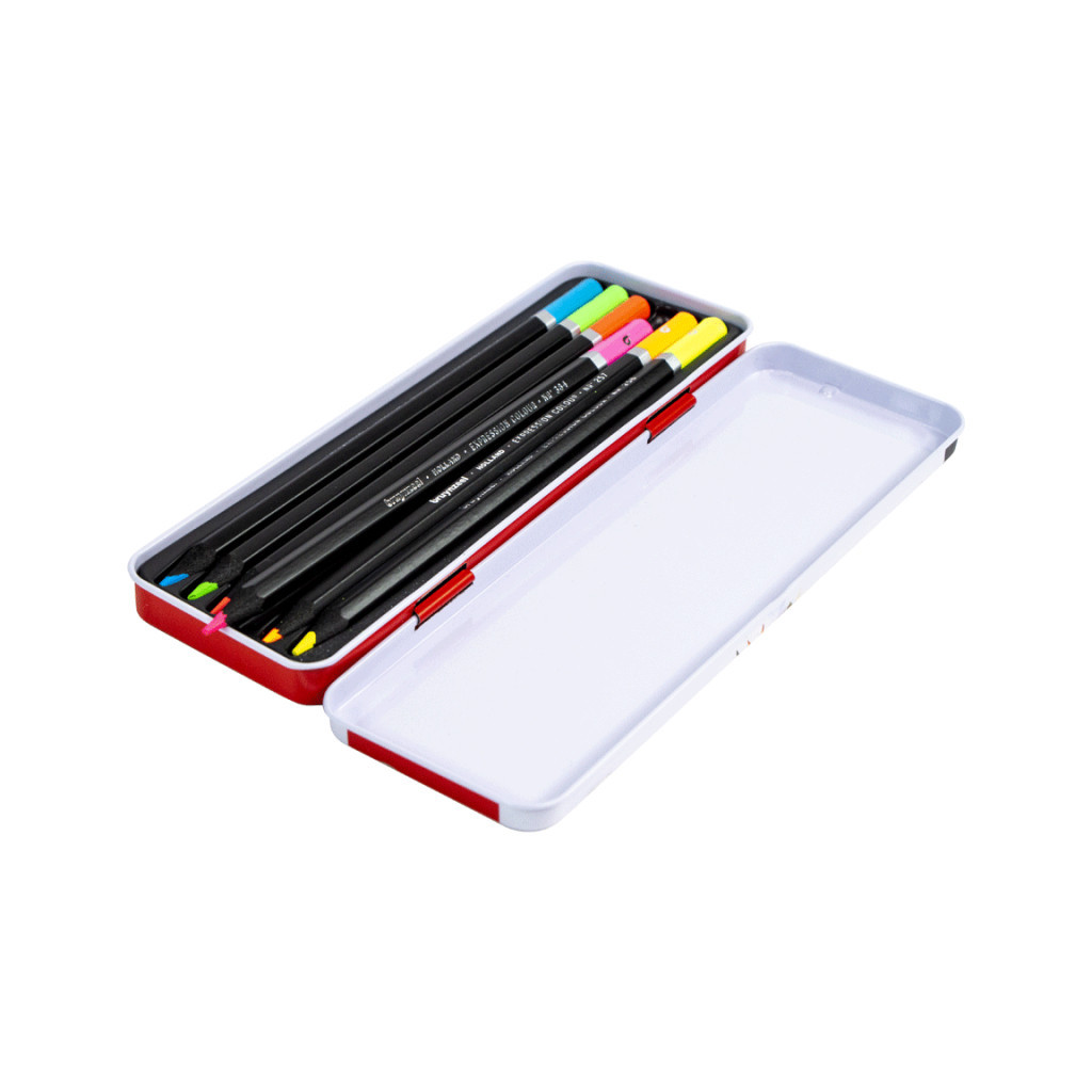 Олівці кольорові Bruynzeel EXPRESSION NEON, 6 кольорів (8712079468408) - изображение 6