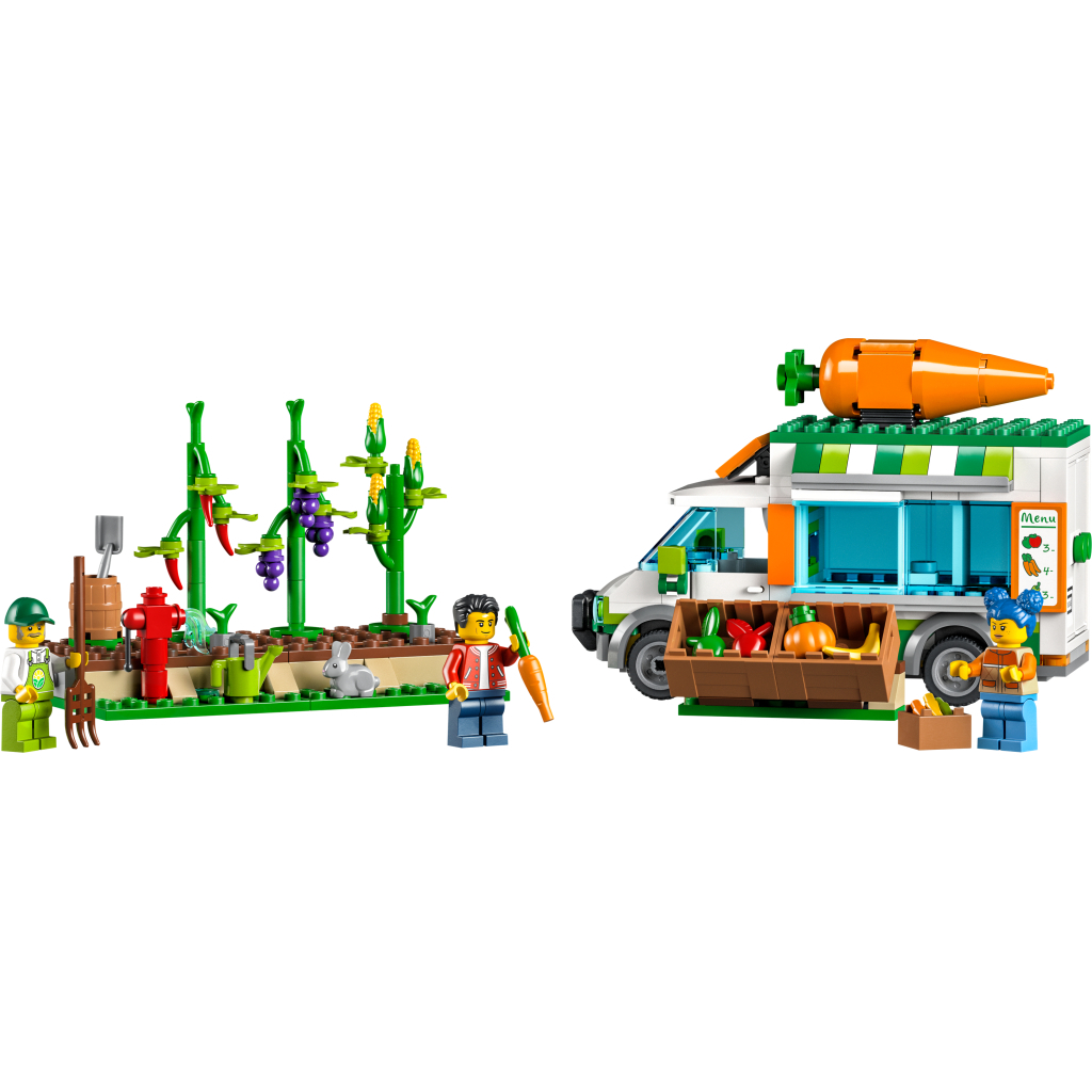 Конструктор LEGO City Farm Фургон фермерського ринку (60345) - зображення 9