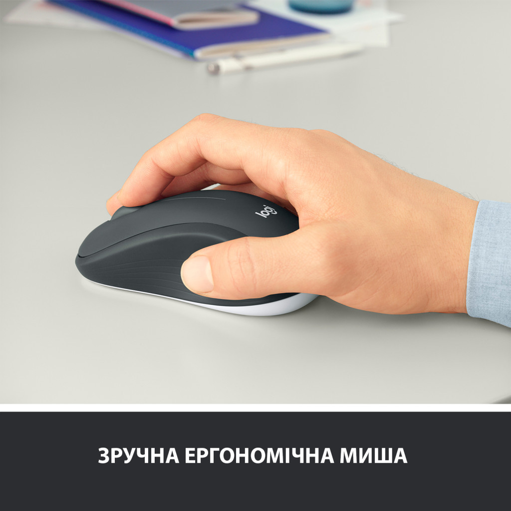 Комплект Logitech MK540 Advanced Wireless UA Black (920-008685) - зображення 3