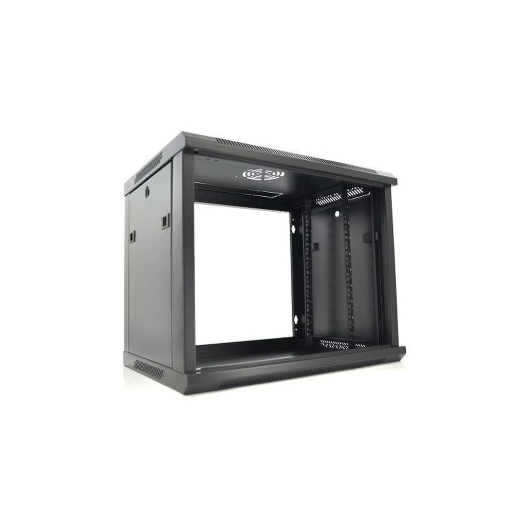 Шафа настінна Merlion 9U 19" 600*450*500 (Ш*Г*В)мм, black (Ml3-6409 / 23527) - зображення 2