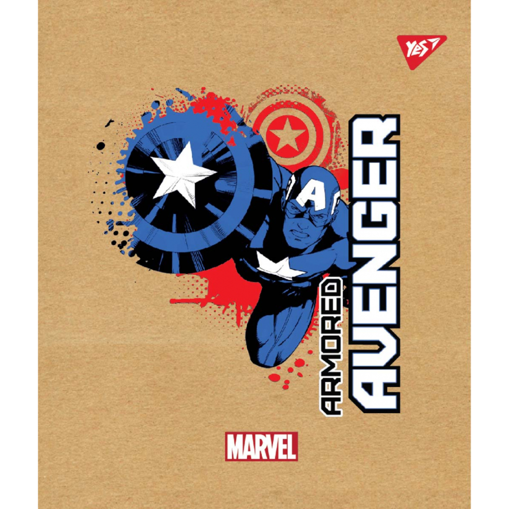 Зошит Yes А5 Avenger Крафт 18 аркушів клітинка (765084) - зображення 2