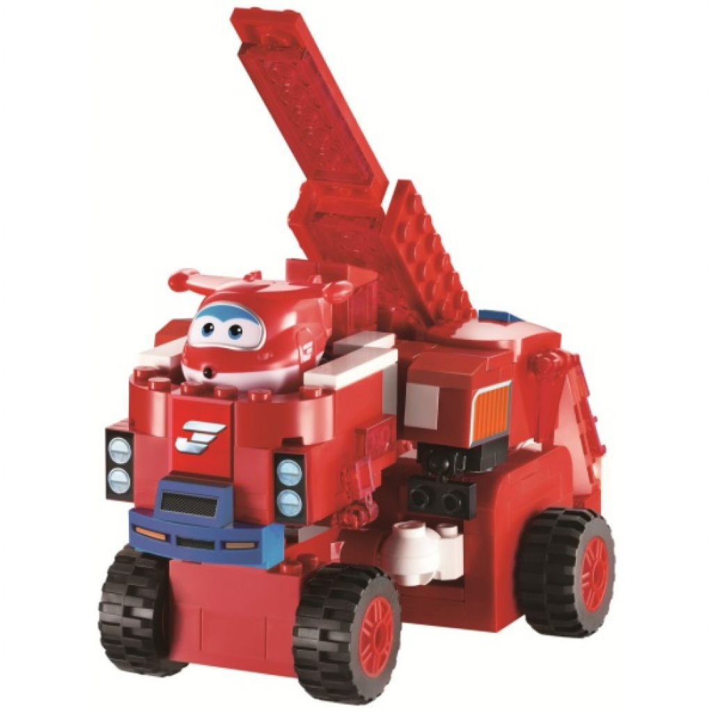Конструктор Super Wings Blocks 2-in-1 Buildable Transforming Vehicle Jett, Джетт (EU385005) - зображення 2