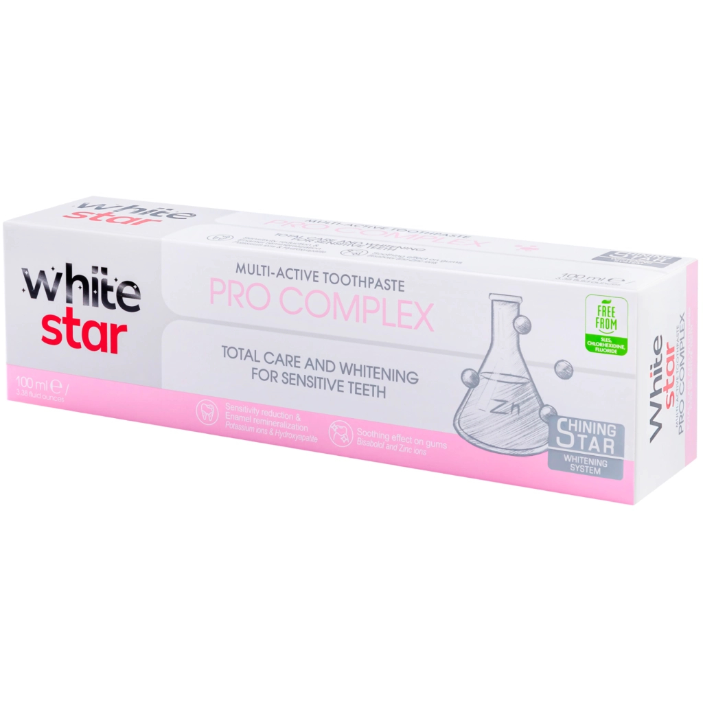 Зубна паста White Star Pro Complex 100 мл (3800237400270) - зображення 3