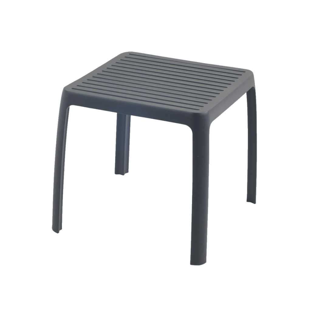 Стіл садовий PAPATYA до шезлонга Wave антрацитовий (4344) - зображення 1