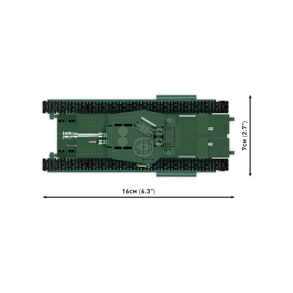 Конструктор Cobi Друга Світова Війна Танк Mk IV Черчилль (A22), 315 деталей (COBI-2717) - зображення 4