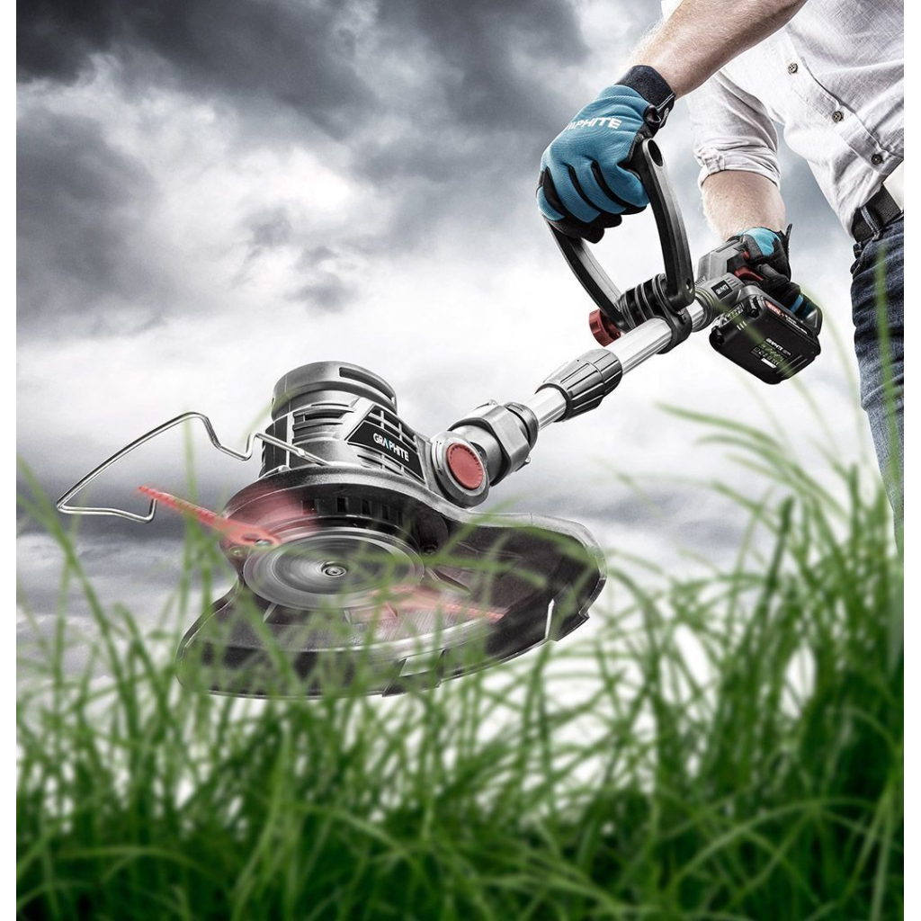 Тример садовий Graphite Energy+ 18V, 25.4см, 1.8кг (без АКБ та ЗП) (58G030) - изображение 11