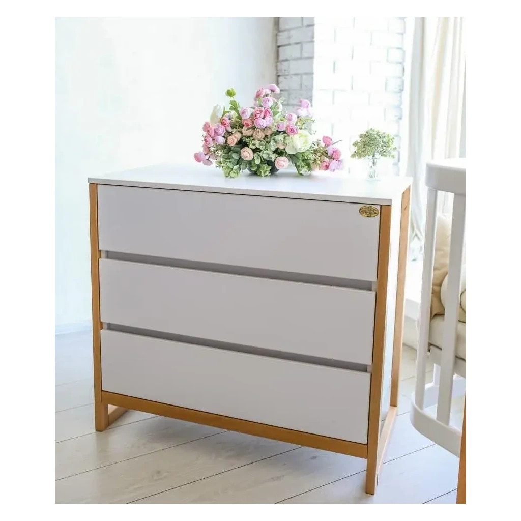 Комод-пеленатор Angelo Magic біло-буковий 90х49х82 (19009) - изображение 3