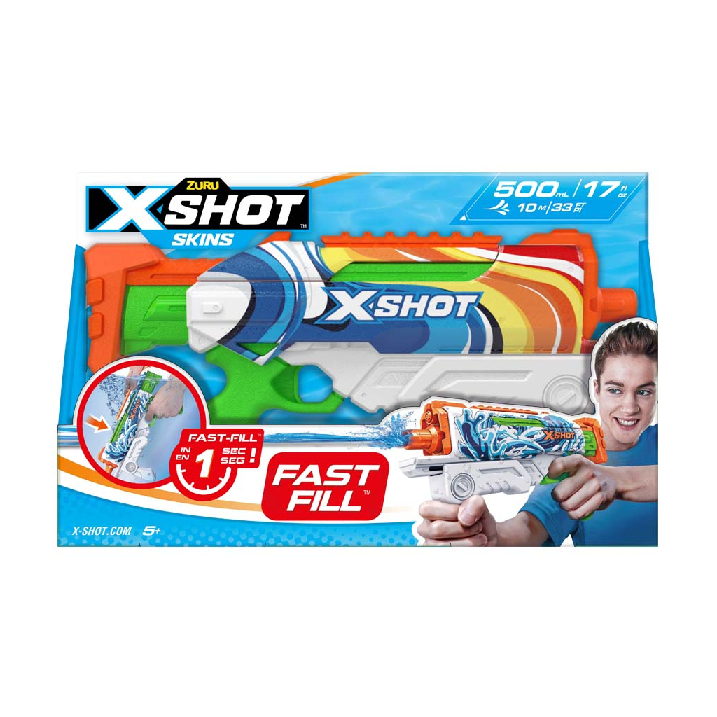 Іграшкова зброя Zuru X -Shot Водний бластер Fast FIill Sins HYPERLOAD Malibu (11854B) - зображення 3