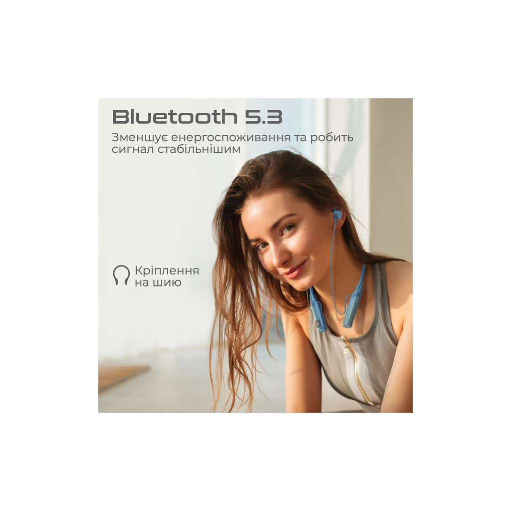 Навушники Promate Blend Blue (blend.blue) - зображення 4