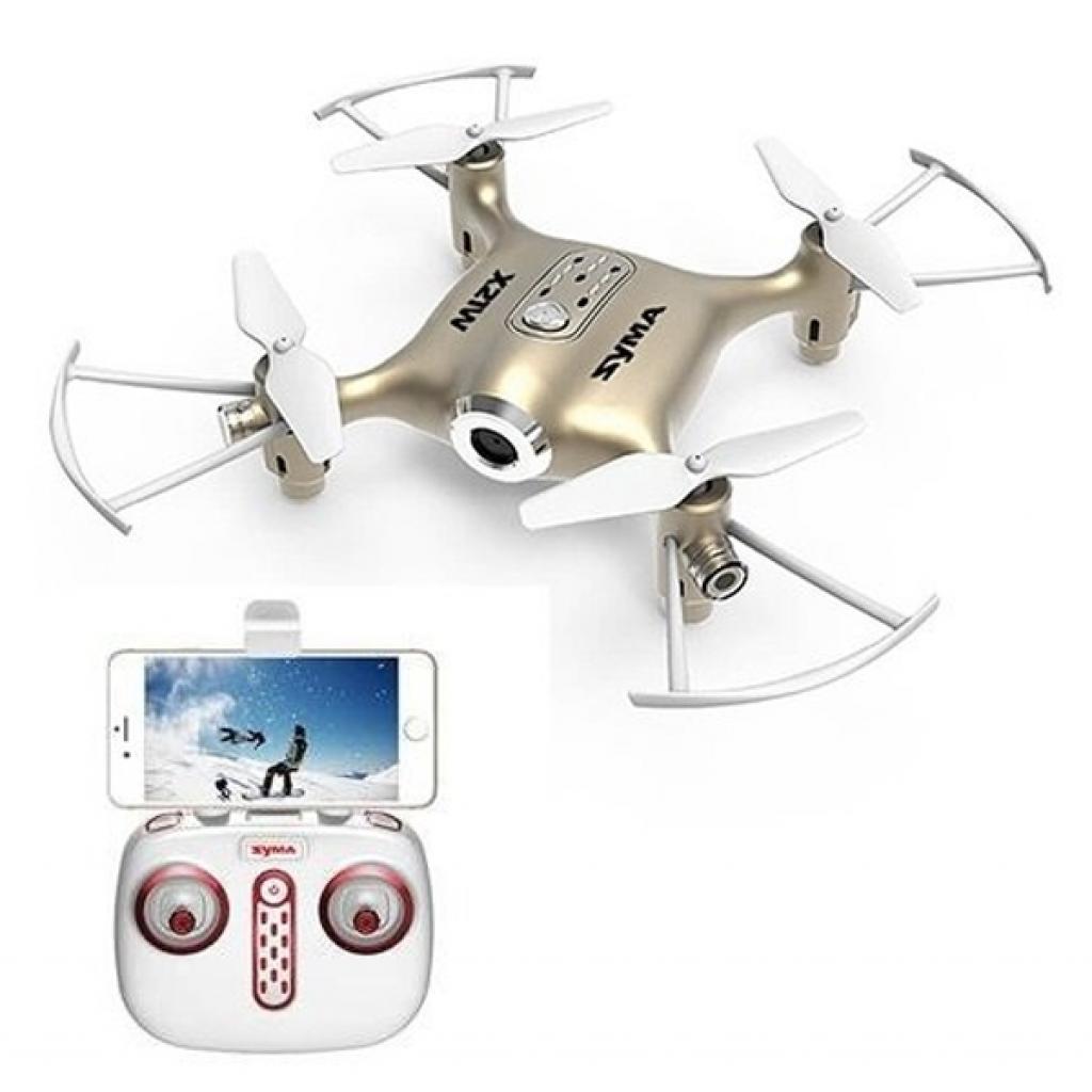 Радіокерована іграшка Syma Квадрокоптер з 2,4 Ггц керуванням та FPV-камерою 13,5 (X21W_Gold) - зображення 4