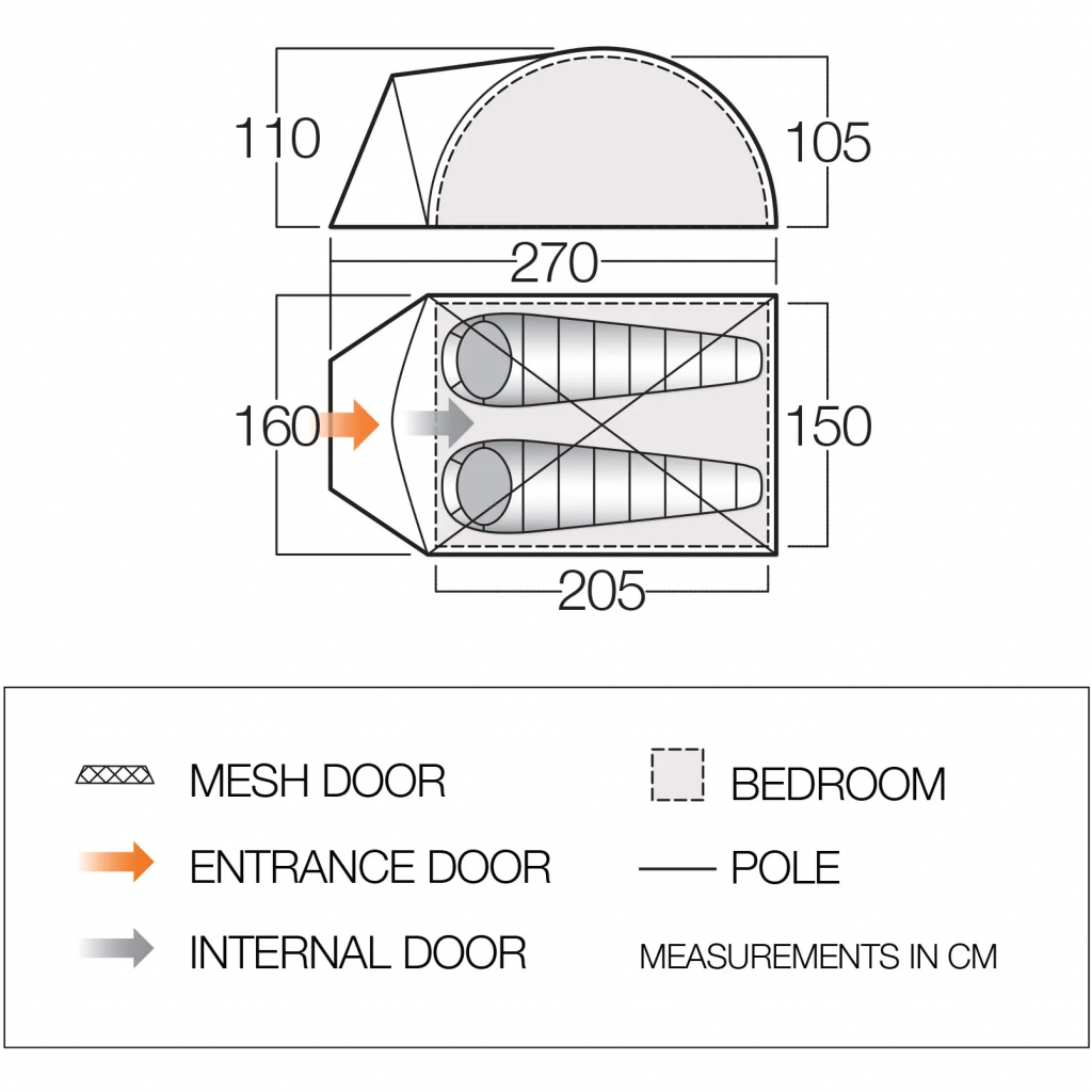 Намет Vango Alpha 250 Moroccan Blue (928146) - зображення 2