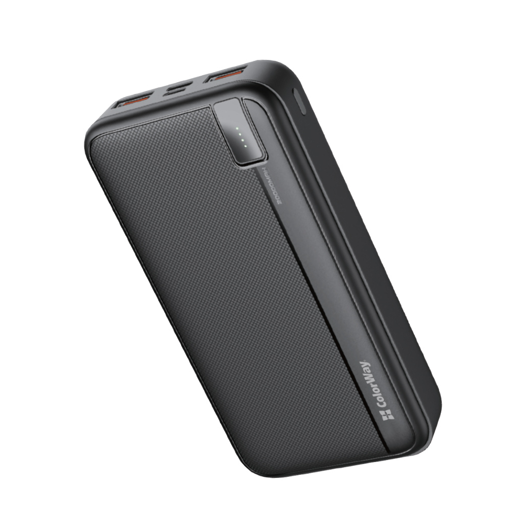 Батарея універсальна ColorWay 20 000 mAh PD/22.5W, QC/3.0, black (CW-PB200LPA4BK-PD) - зображення 3