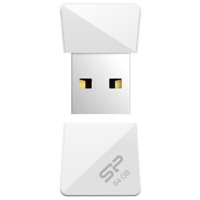 USB флеш накопичувач Silicon Power 64Gb Touch T08 White USB 2.0 (SP064GBUF2T08V1W) - зображення 3