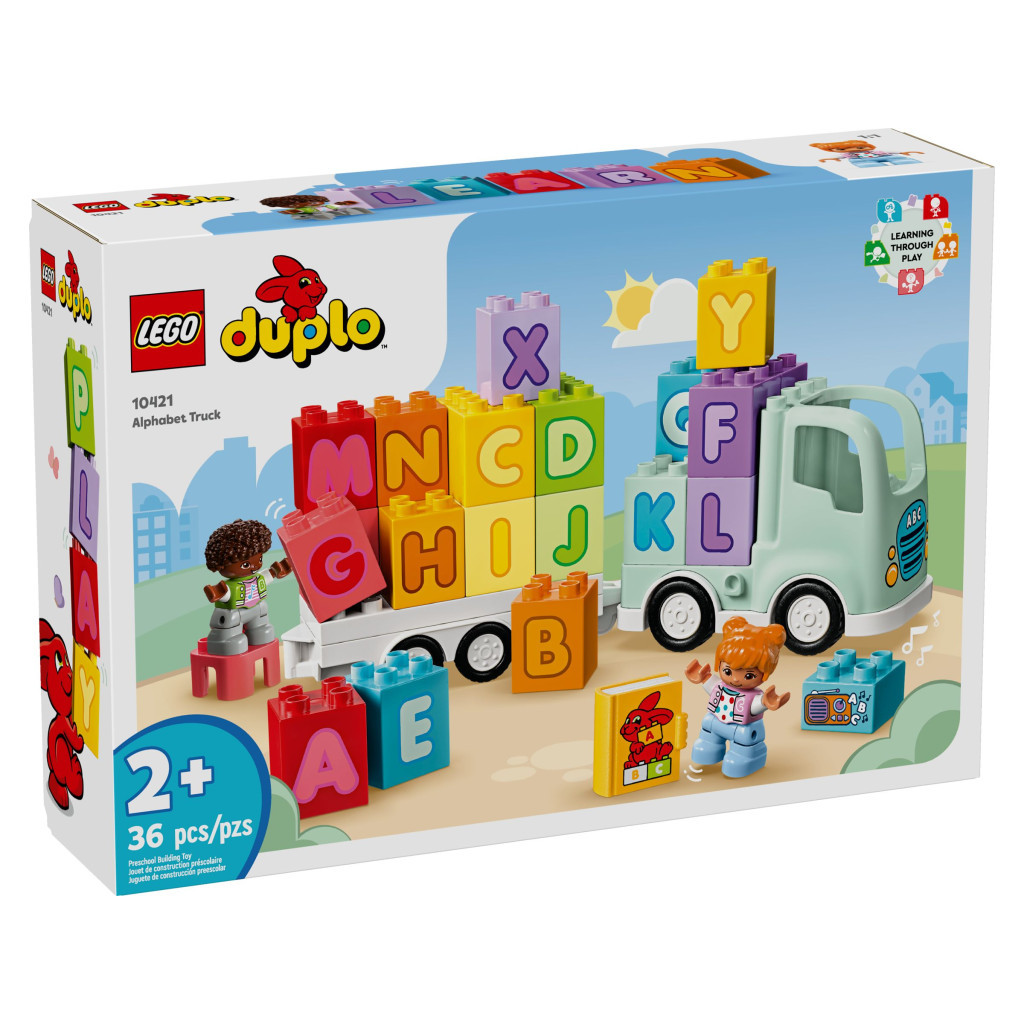 Конструктор LEGO DUPLO Town Вантажівка з абеткою 36 деталей (10421) - зображення 5