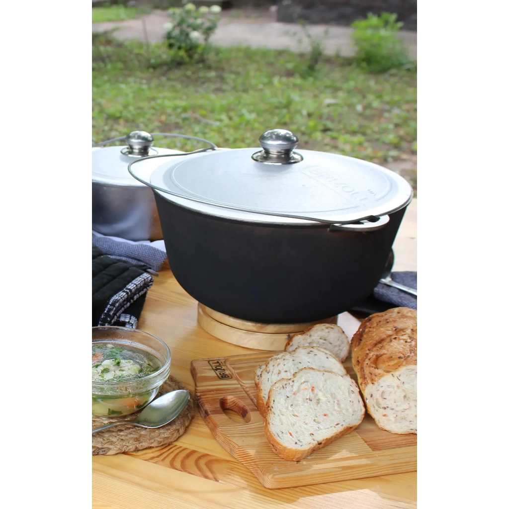 Котел туристичний Brizoll алюмінієвий з дужкою та кришкою 4 л (12-004-1) - зображення 7