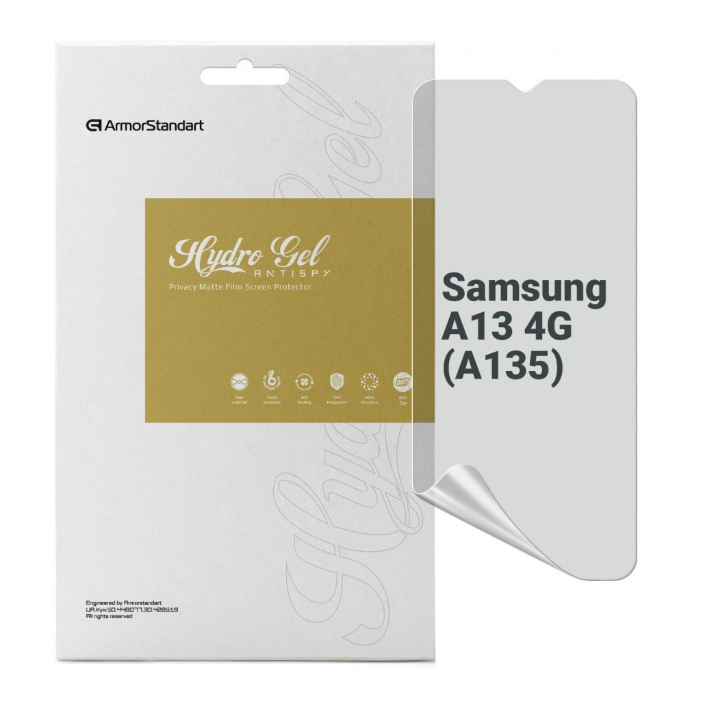 Плівка захисна Armorstandart Anti-spy Samsung A13 4G (A135) (ARM70020) - зображення 1