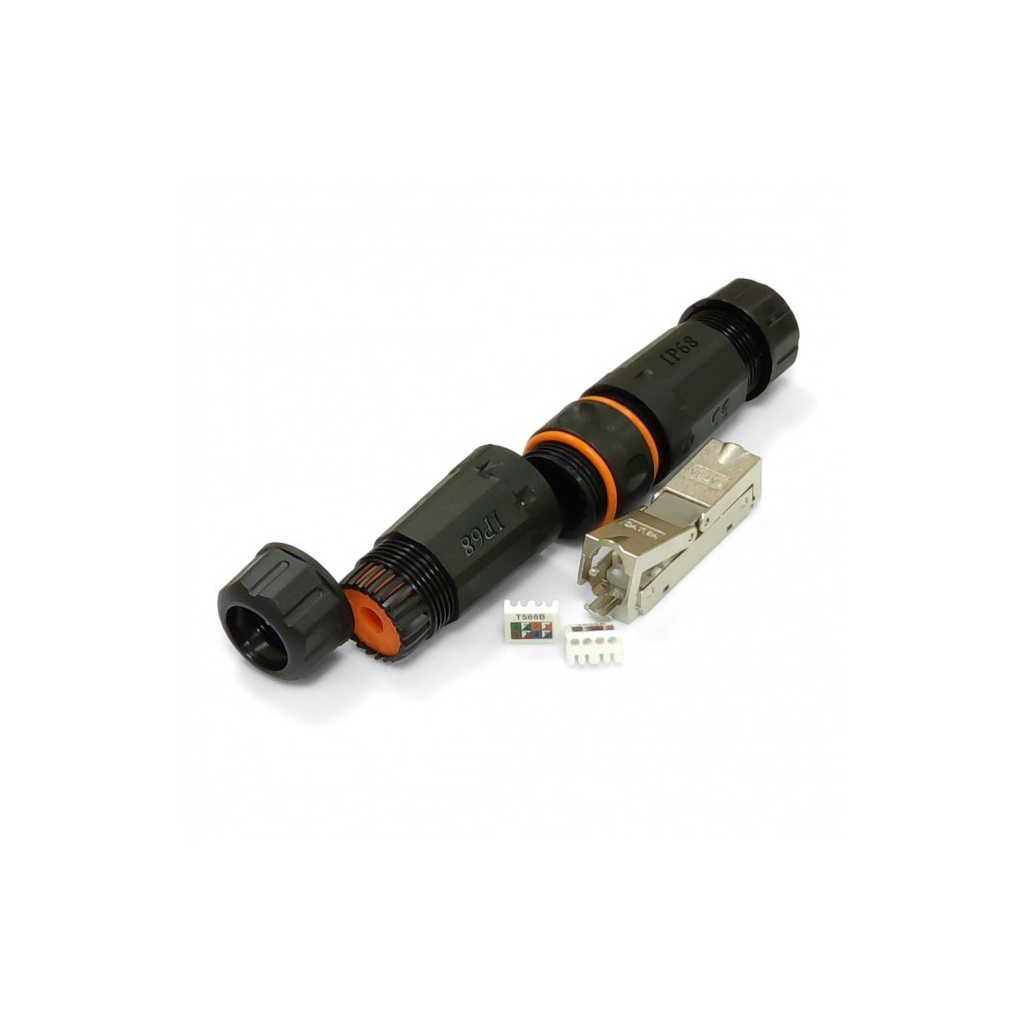 Конектор RJ45 водонепроникний IP68, cat.6A STP Eserver (WT-2611) - picture 1
