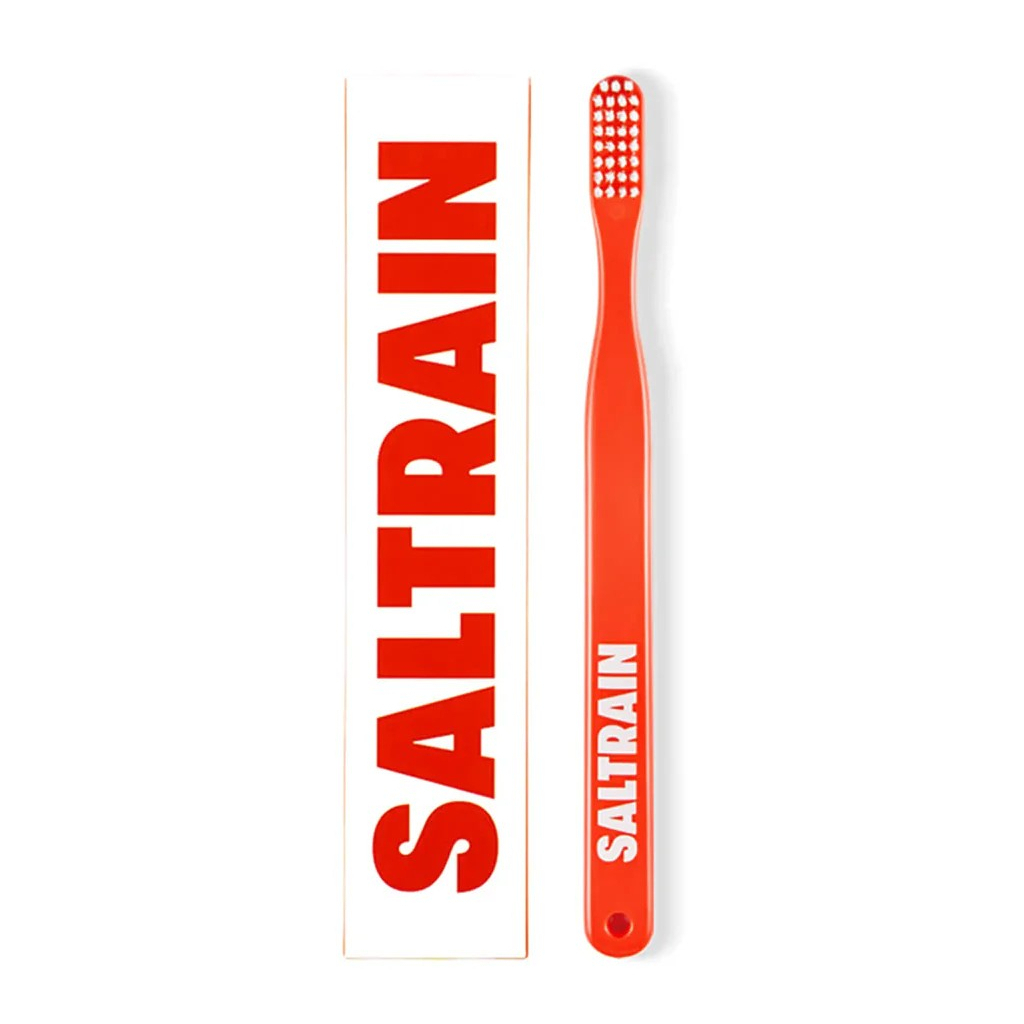 Зубна щітка Saltrain М'яка Червона з білим (8809552278101) - зображення 1