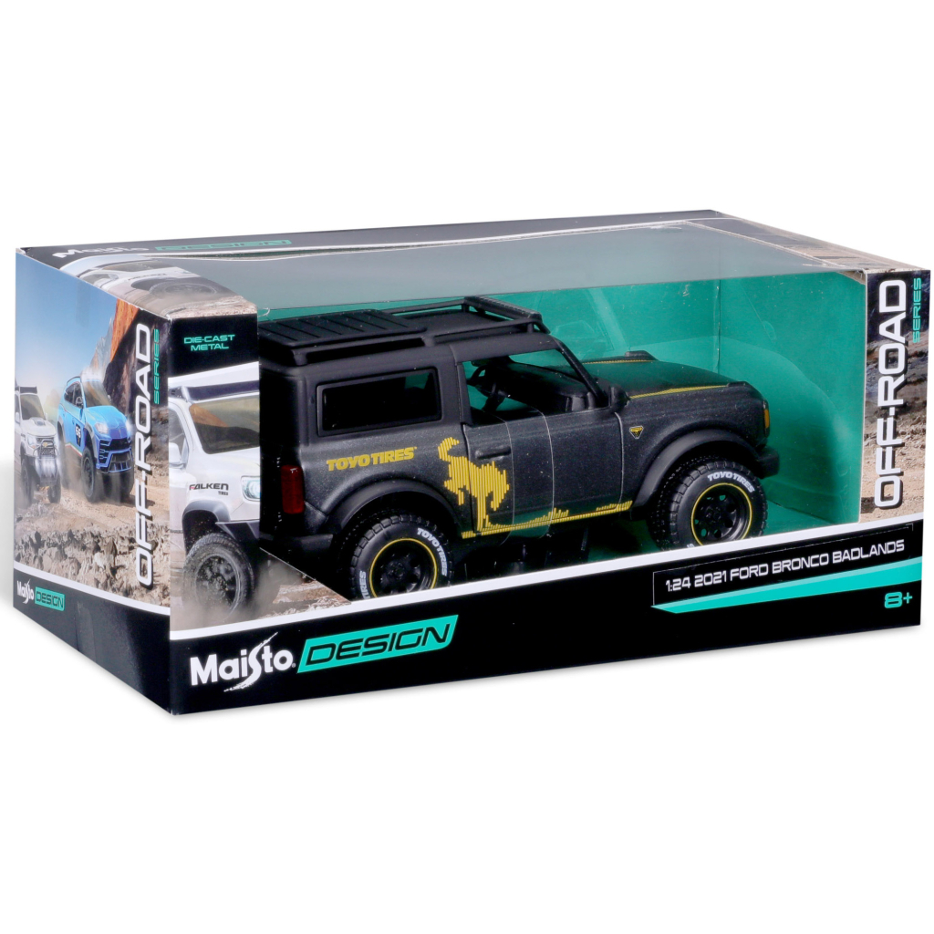 Машина Maisto Ford Bronco 2021 Badlands 1:24 Сірий металік (32541 met. grey) - зображення 3