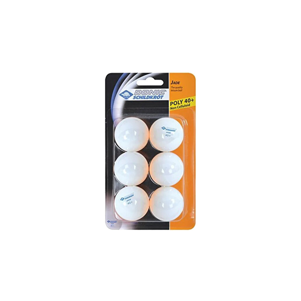 М'ячик для теніса Donic Jade ball 40+ 6 шт White (618371) - зображення 1