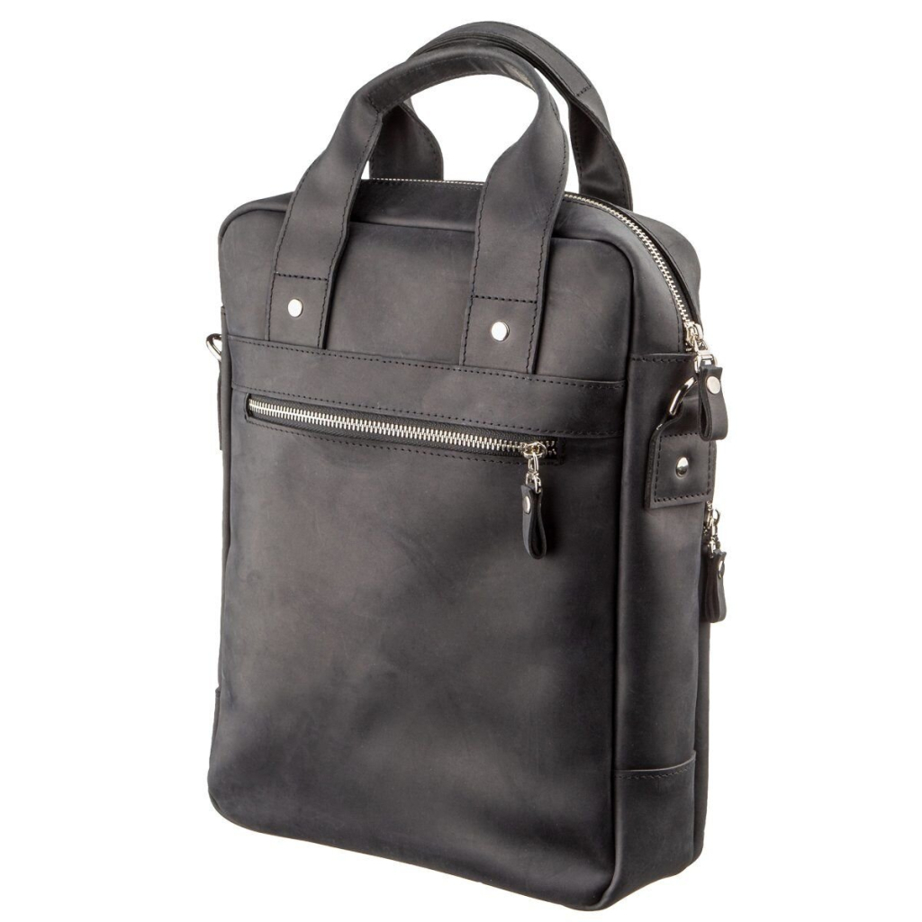 Сумка Shvigel Під А4 матова Чорна (11169) - зображення 2