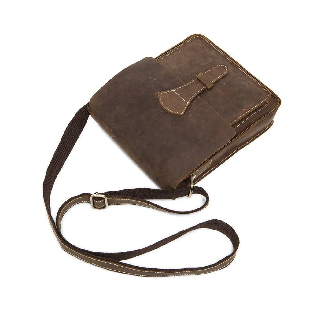 Сумка Vintage Чоловіча Коричнева (14660) - зображення 7