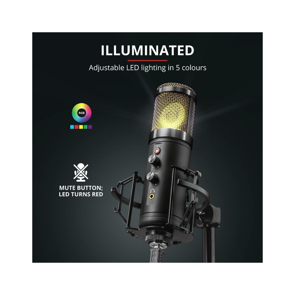 Мікрофон Trust GXT 256 Exxo USB Streaming Microphone (23510) - зображення 10