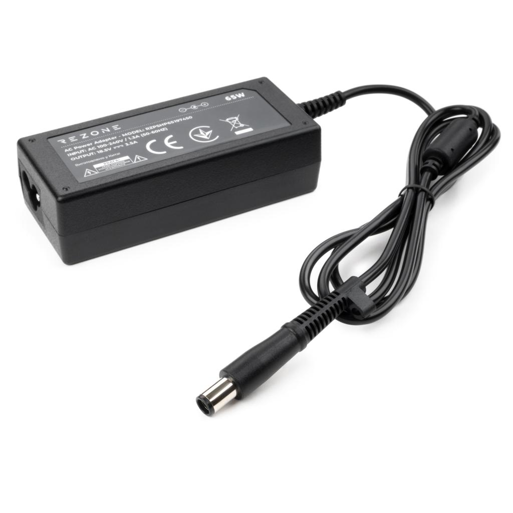 Блок живлення до ноутбуку Rezone HP 65W 18.5V 3.5А 7.4*5.0 (RZPSHP65197450) - зображення 2