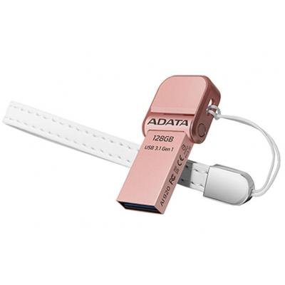 USB флеш накопичувач ADATA 128GB I920 Rose Gold USB 3.1 Gen1/Lightning (AAI920-128G-CRG) - зображення 5