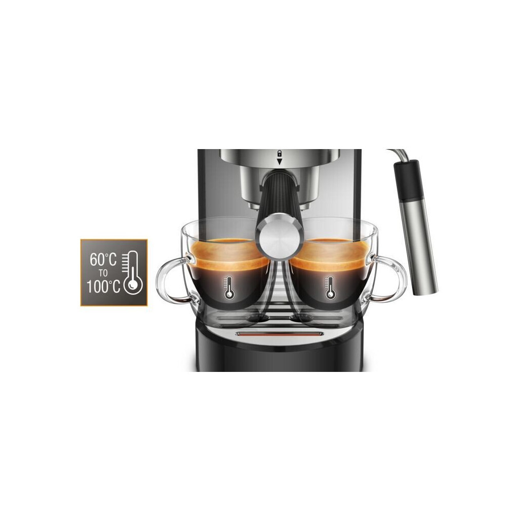 Ріжкова кавоварка еспресо Krups XP442C11 - зображення 5