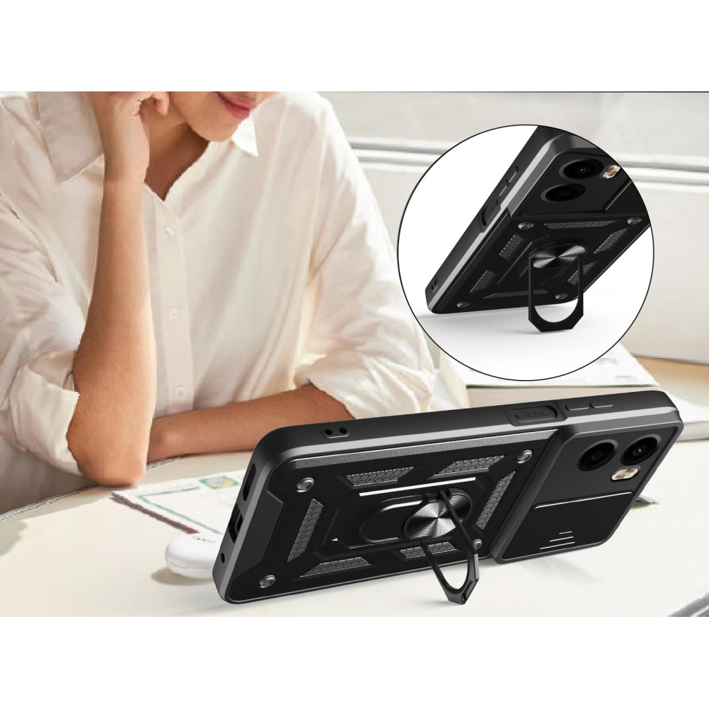 Чохол до мобільного телефона BeCover Military Motorola Moto G05 / E15 Black (713527) - зображення 9