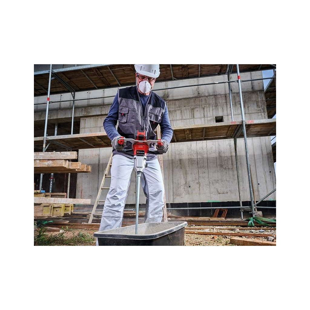 Міксер будівельний Einhell TP-MX 18-2 Li BL - Solo, PXC, 18В, 450/720 об/хв, М14, 60Нм (без АКБ та ЗП) (4258770) - изображение 12