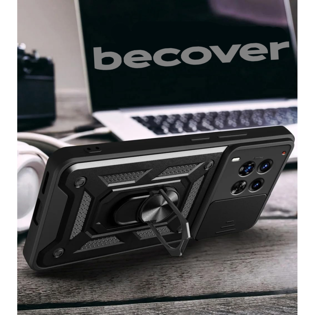 Чохол до мобільного телефона BeCover Military Tecno Camon 30 (CL6) Black (712170) - зображення 3