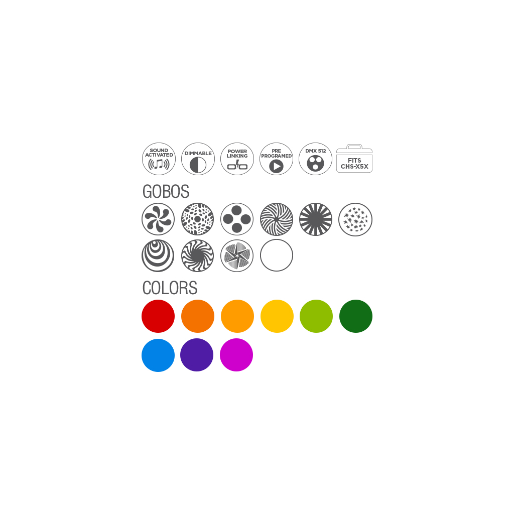 Світлова голова Chauvet Intimidator Spot 155 - изображение 5