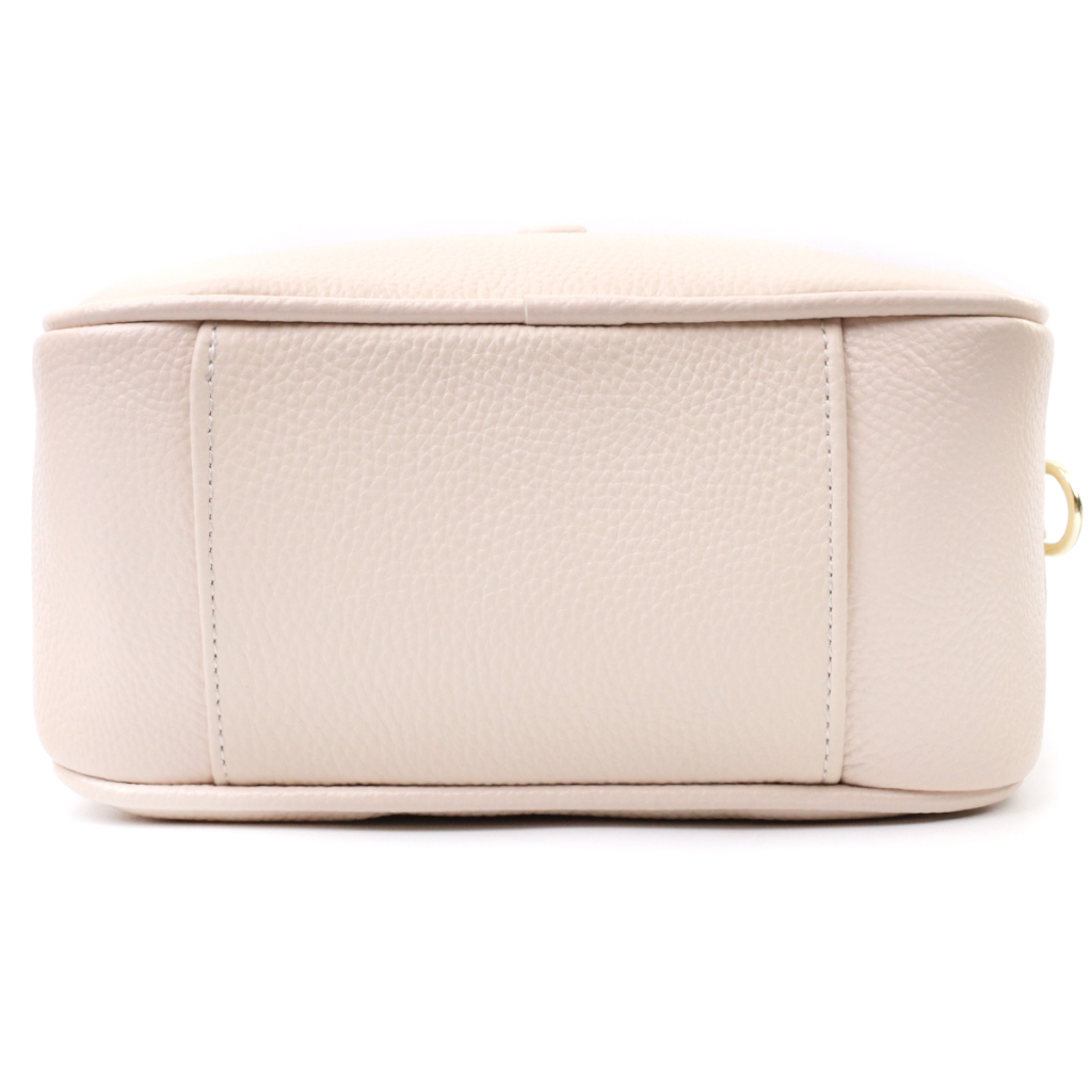 Сумка Vintage Компактна крос-боді жіноча з натуральної шкіри Біла (22591) - зображення 6