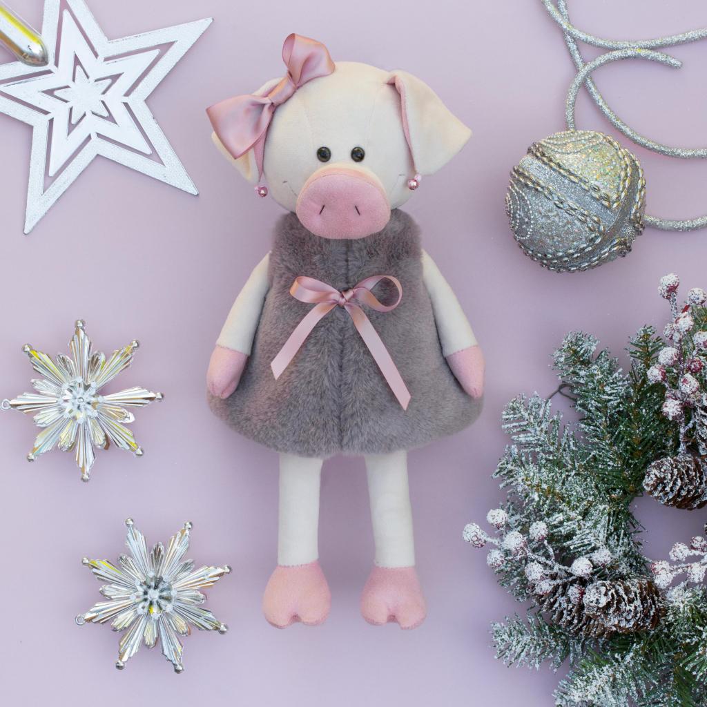 М'яка іграшка Orange Свинка Сніжана, 40 см (8012/25) - зображення 5