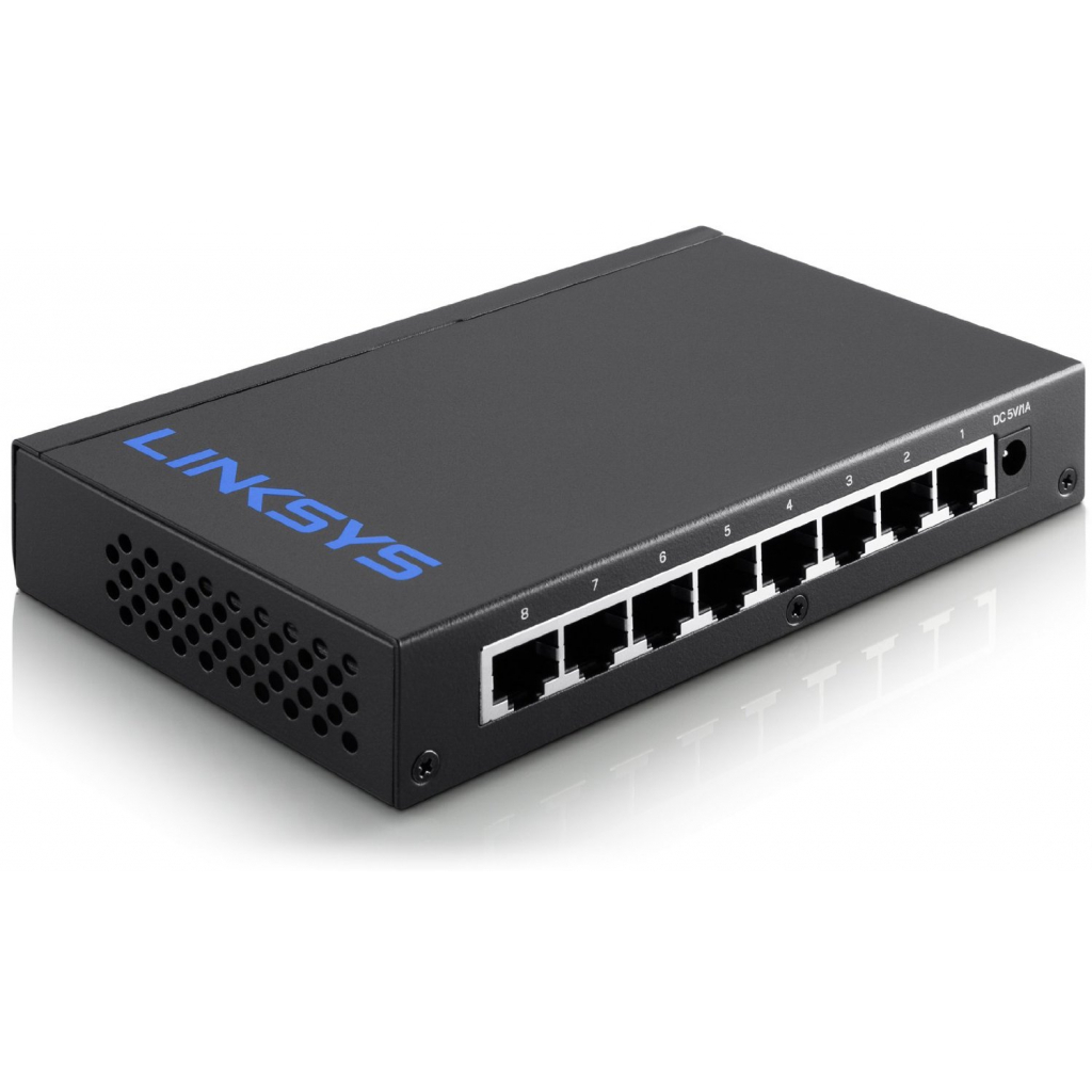 Комутатор мережевий Linksys LGS108 - зображення 2