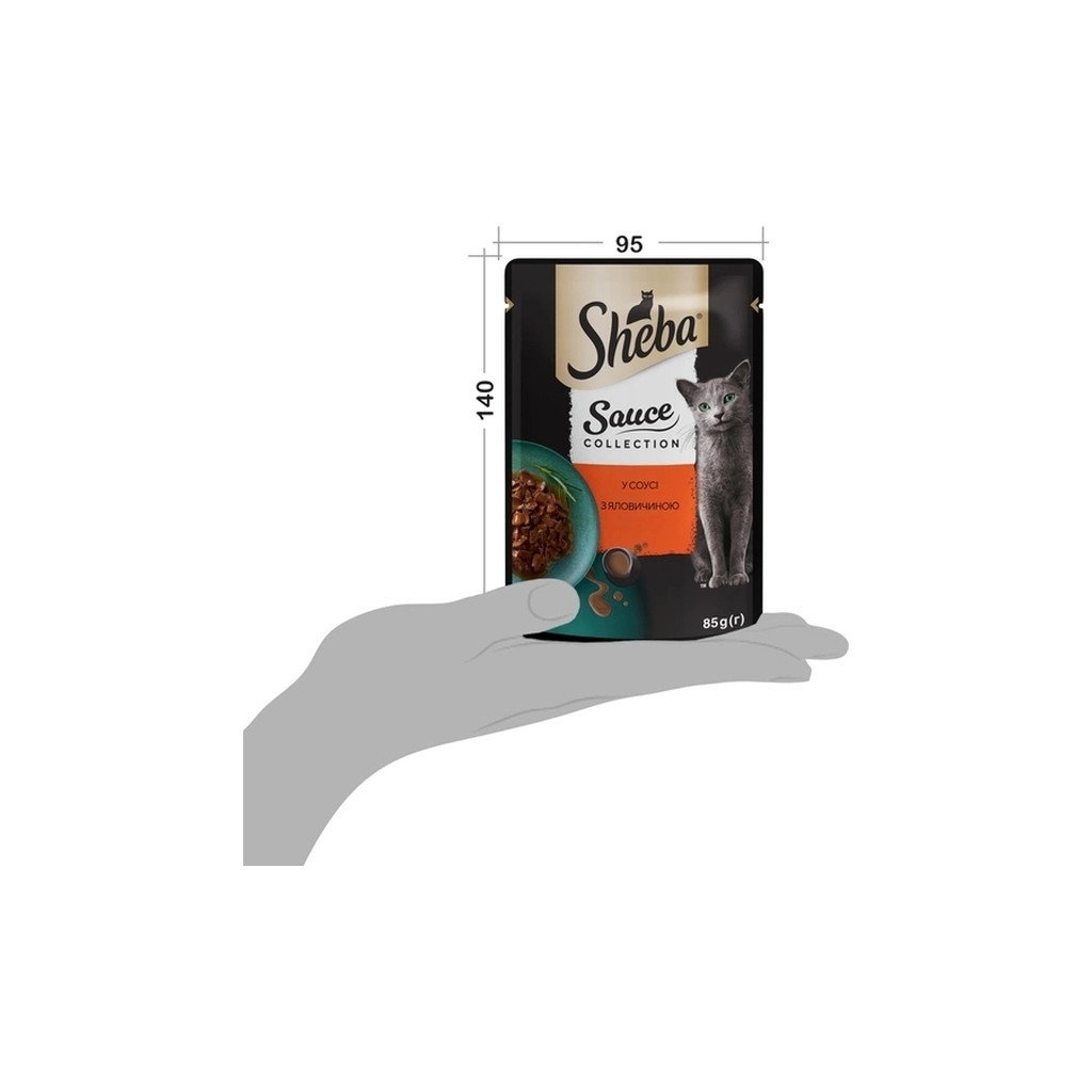 Вологий корм для собак Sheba з яловичиною в соусі 85 г (4770608264406) - зображення 7