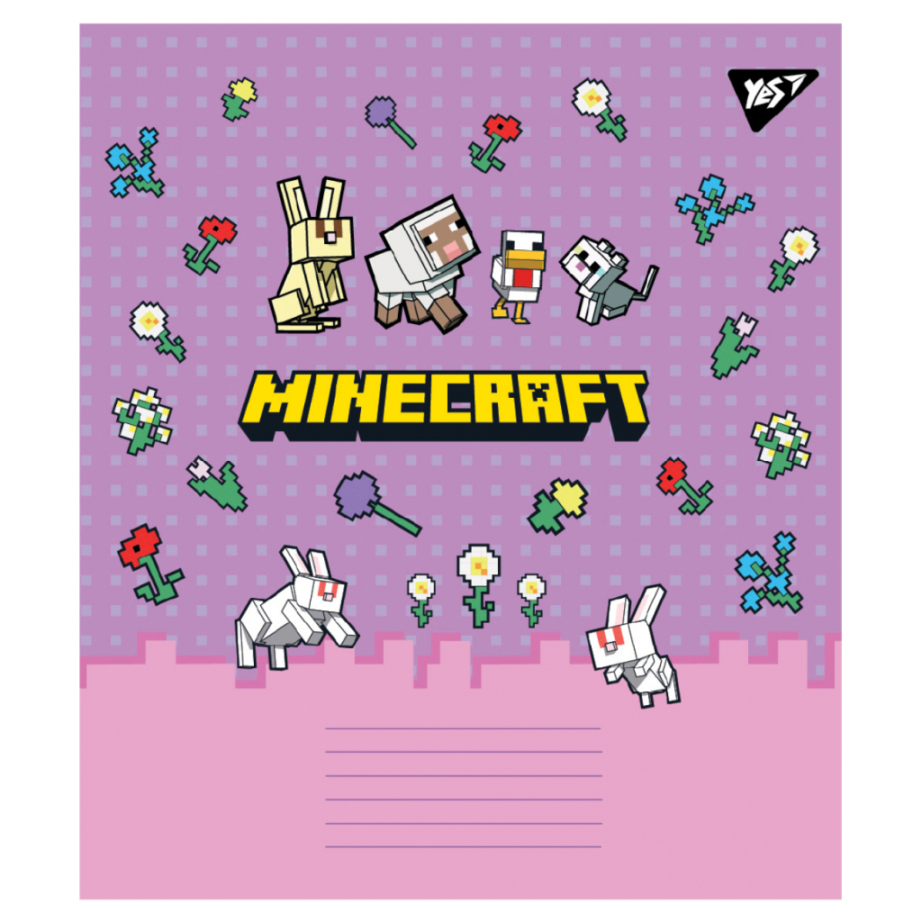 Зошит Yes Minecraft Spring А5 12 аркушів лінія (767591) - зображення 6