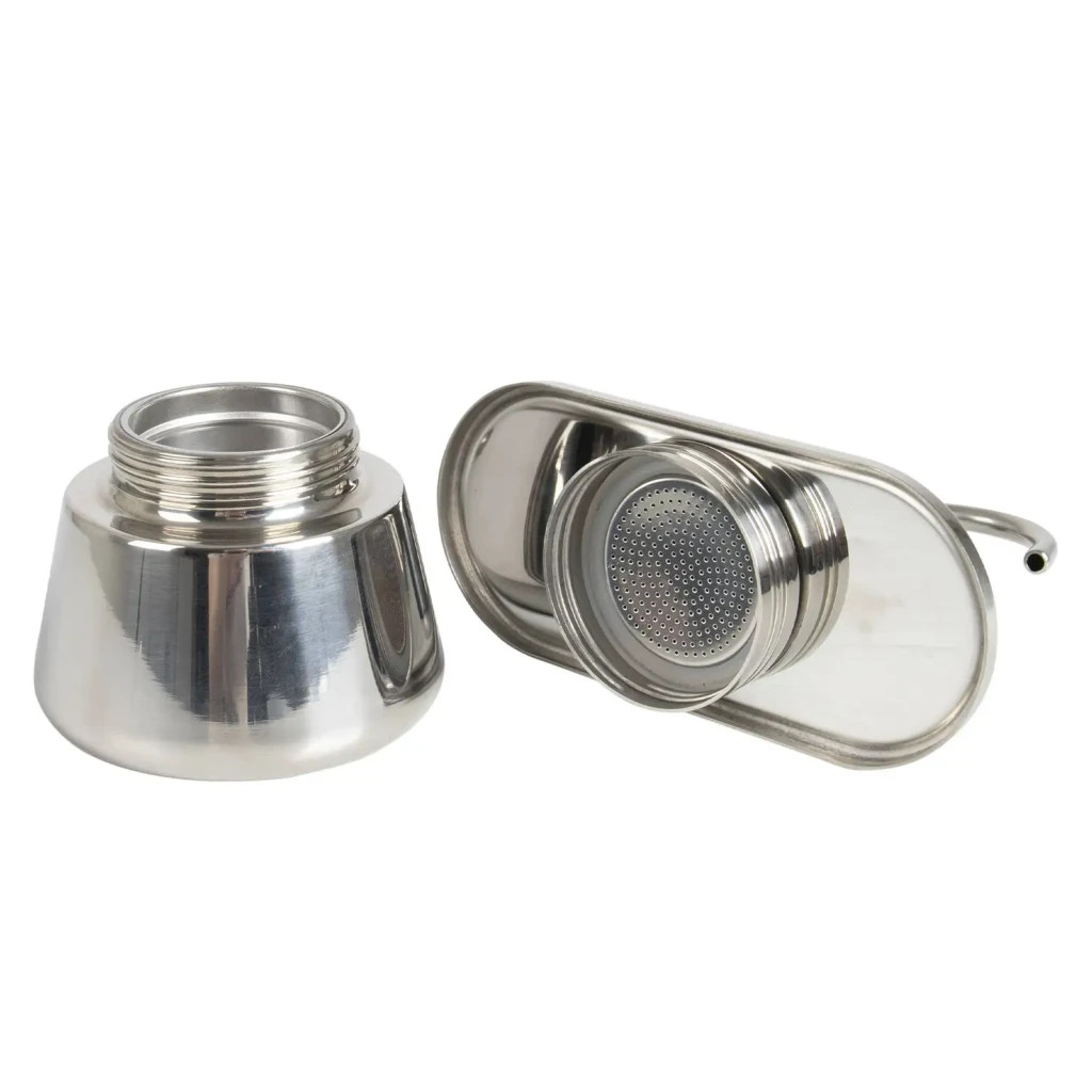Кавоварка кемпінгова Bo-Camp Stainless Steel 2-cups Silver (2200545) - изображение 5