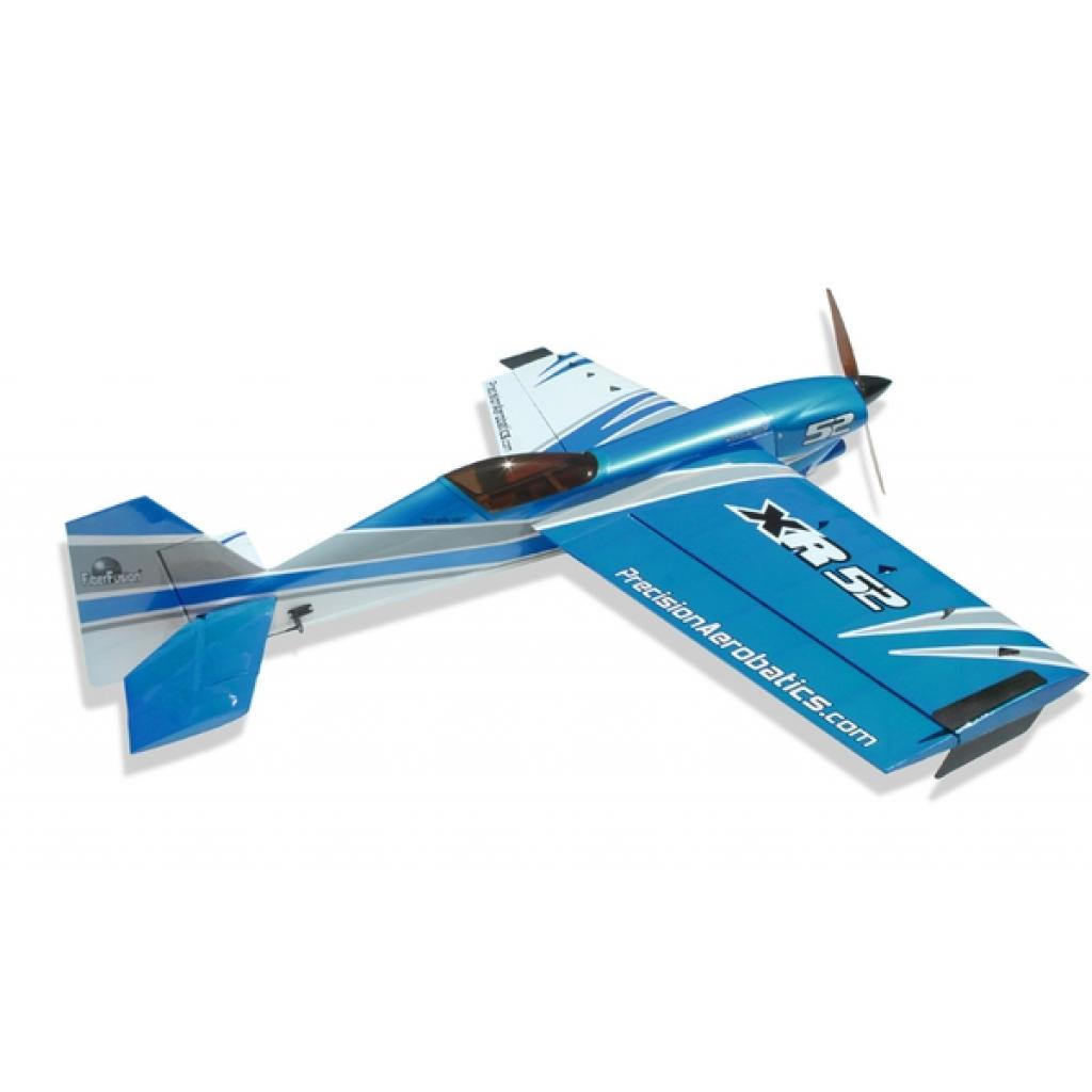 Радіокерована іграшка Precision Aerobatics Літак XR-52 1321мм KIT (синій) (PA-XR52-BLUE) - зображення 2